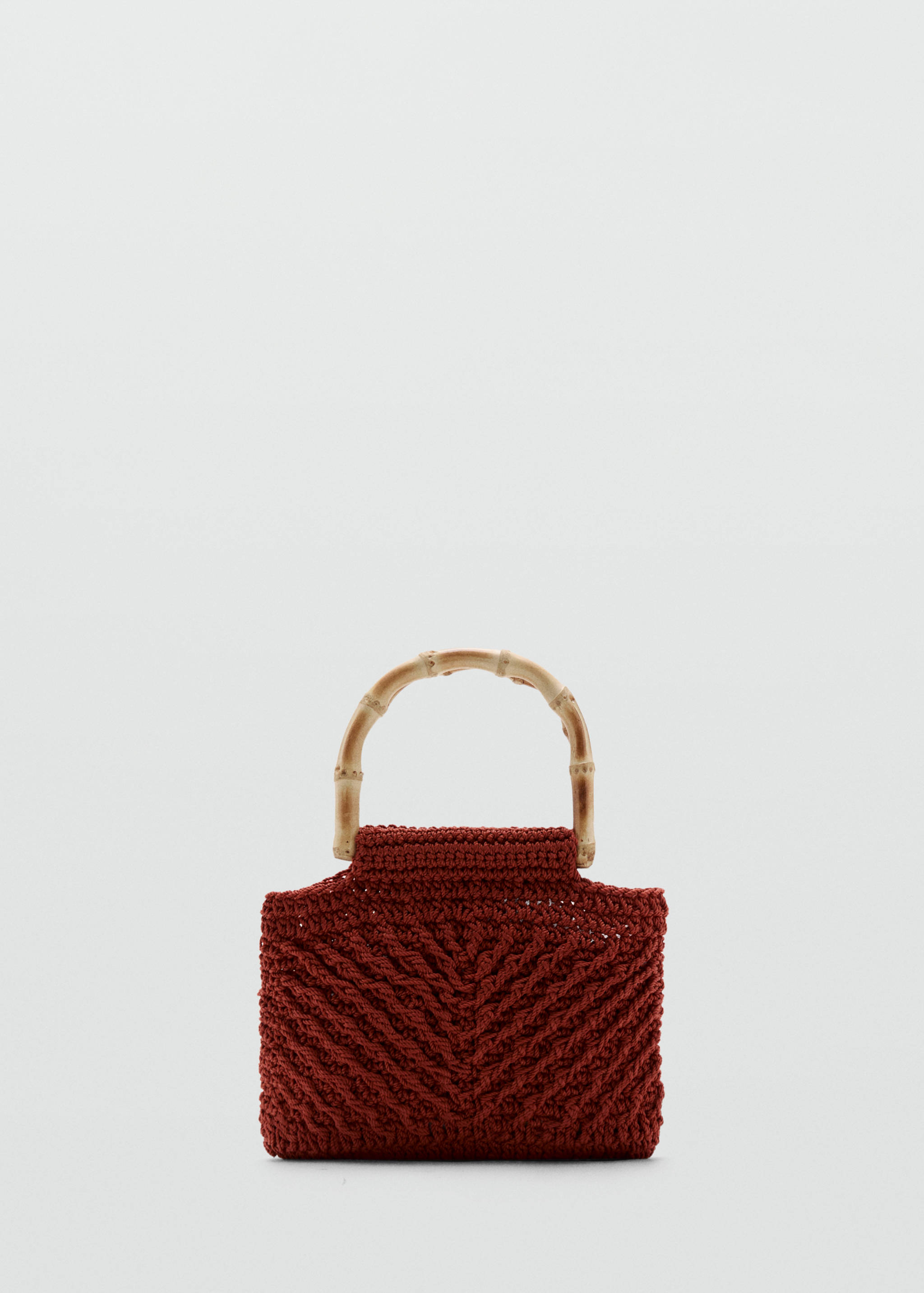 Bamboo handle handbag - Article without model