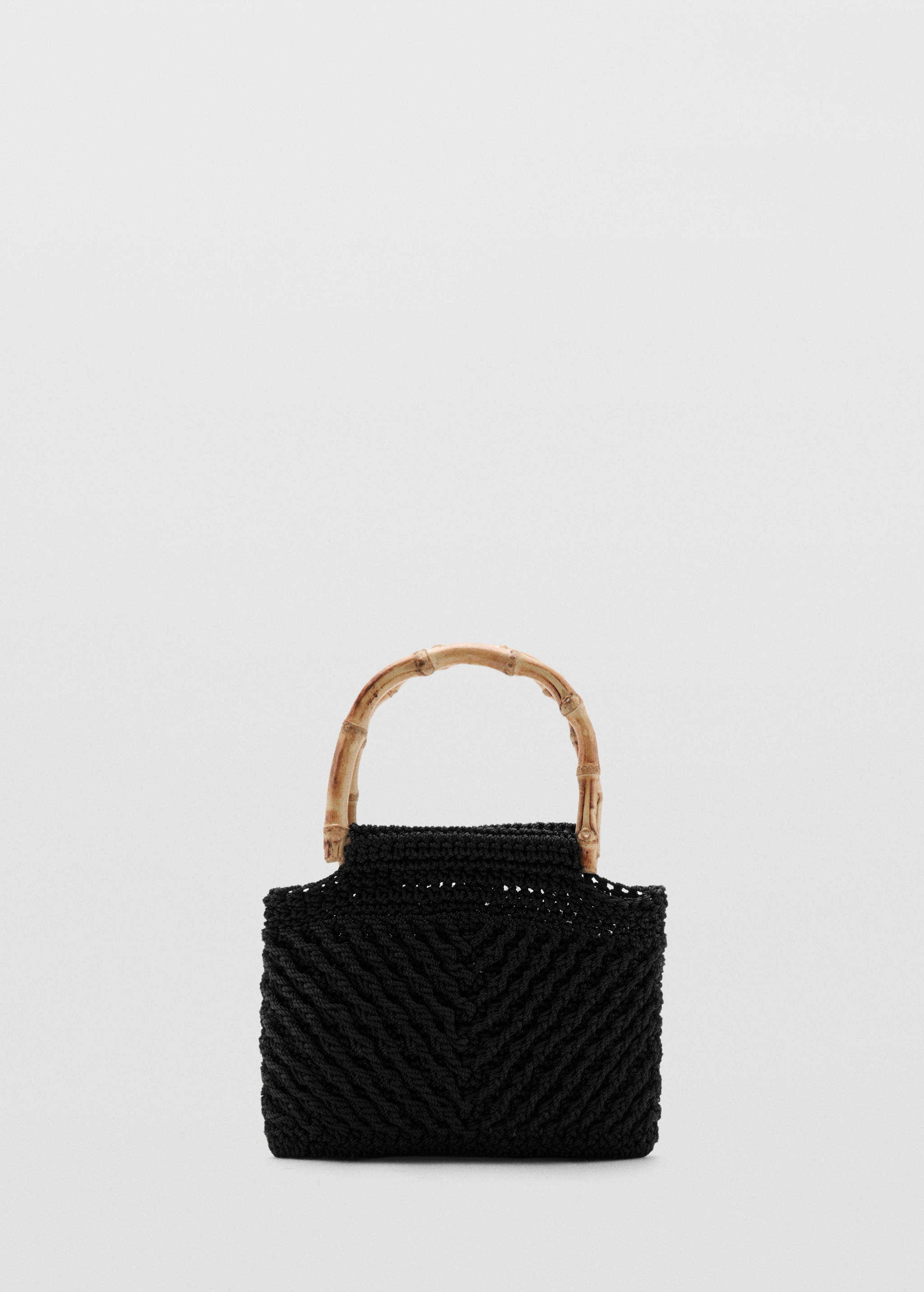 Bamboo-handled handbag - Artikel zonder model