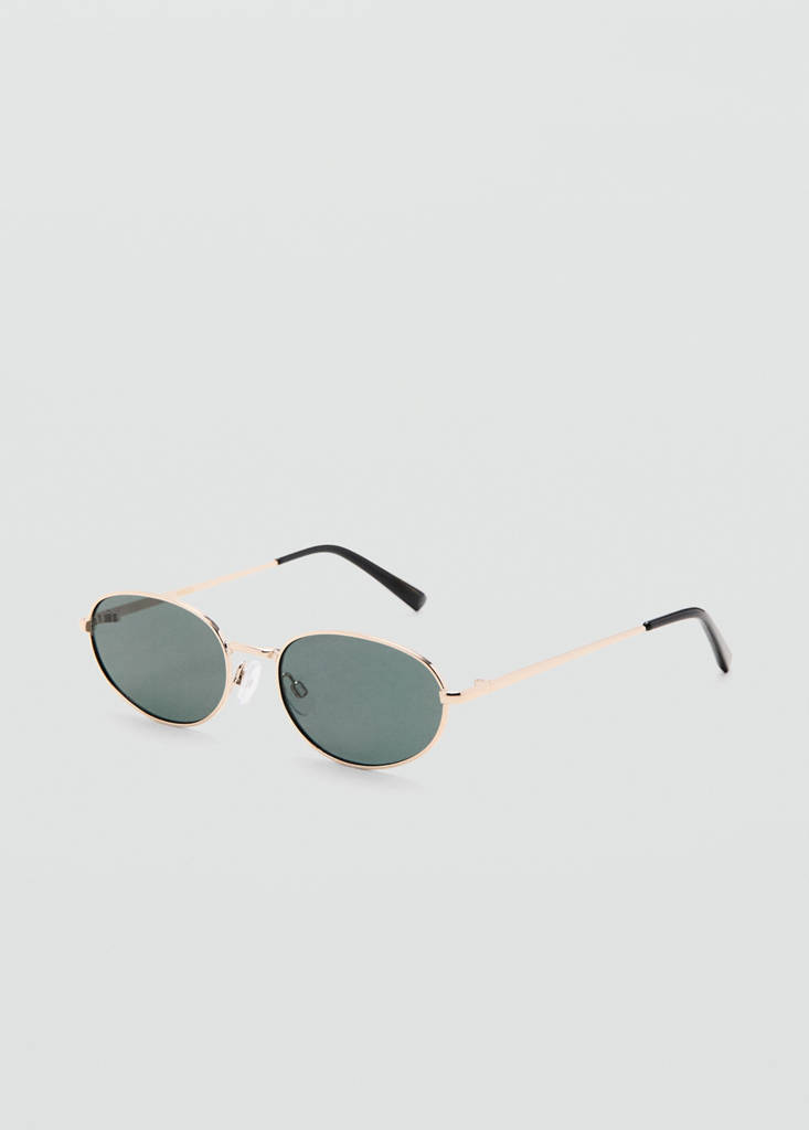 Metallic frame sunglasses — Gold