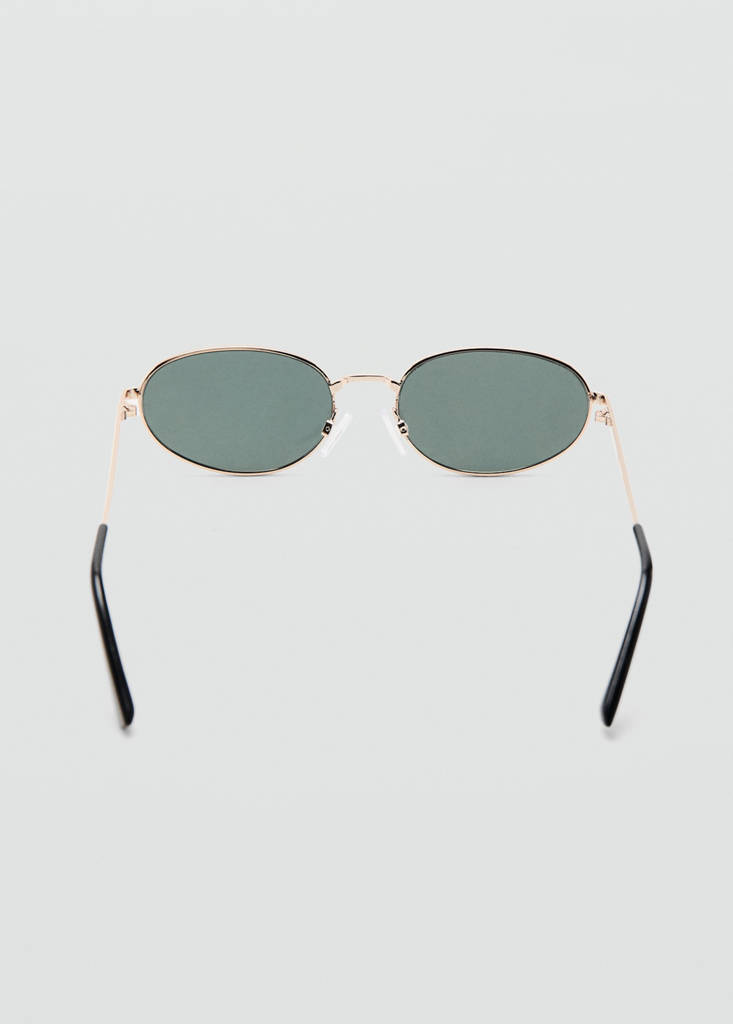 Metallic frame sunglasses — Gold