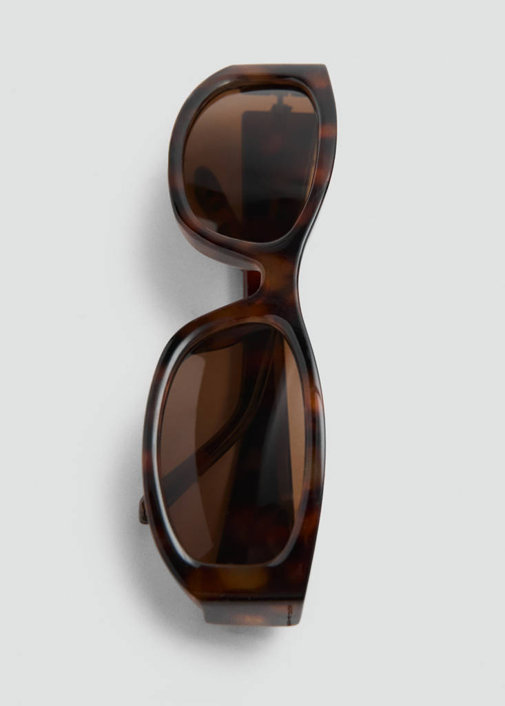 Resin frame sunglasses — Chocolate