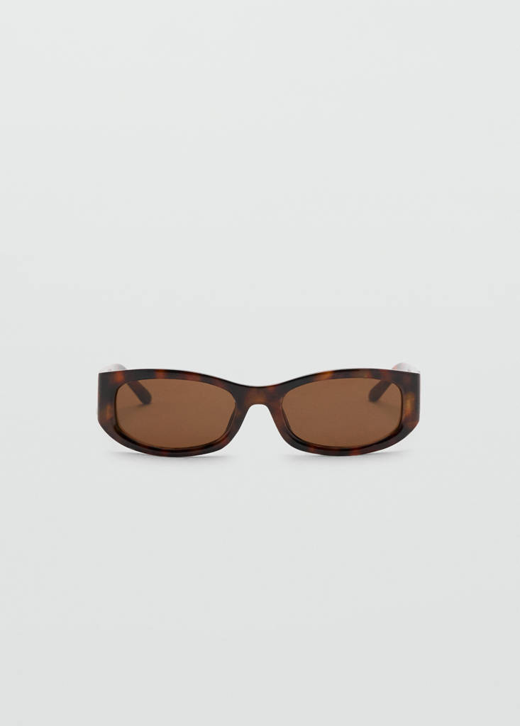 Resin frame sunglasses — Chocolate