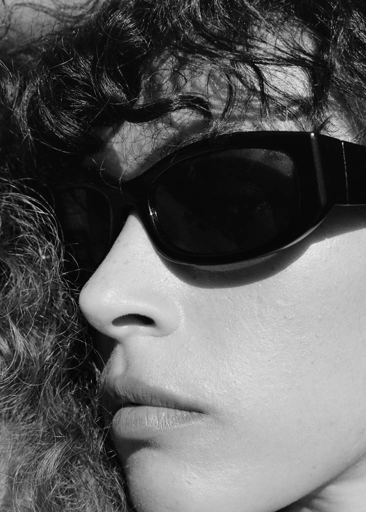Resin frame sunglasses — Black