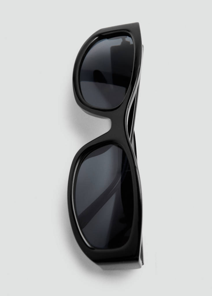 Resin frame sunglasses — Black