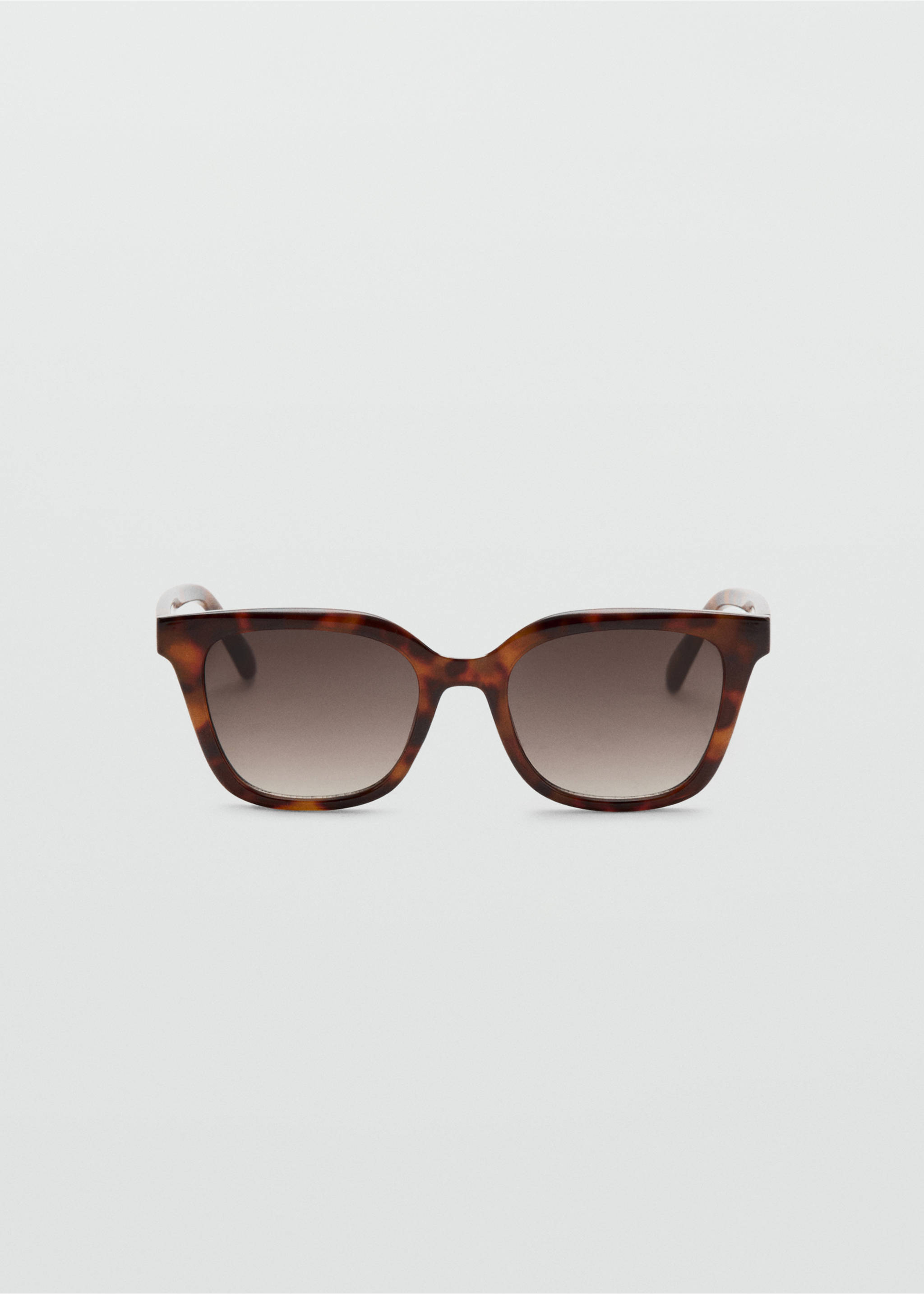 Squared frame sunglasses - Article without model, Chocolate. Ref: 37011334-00.