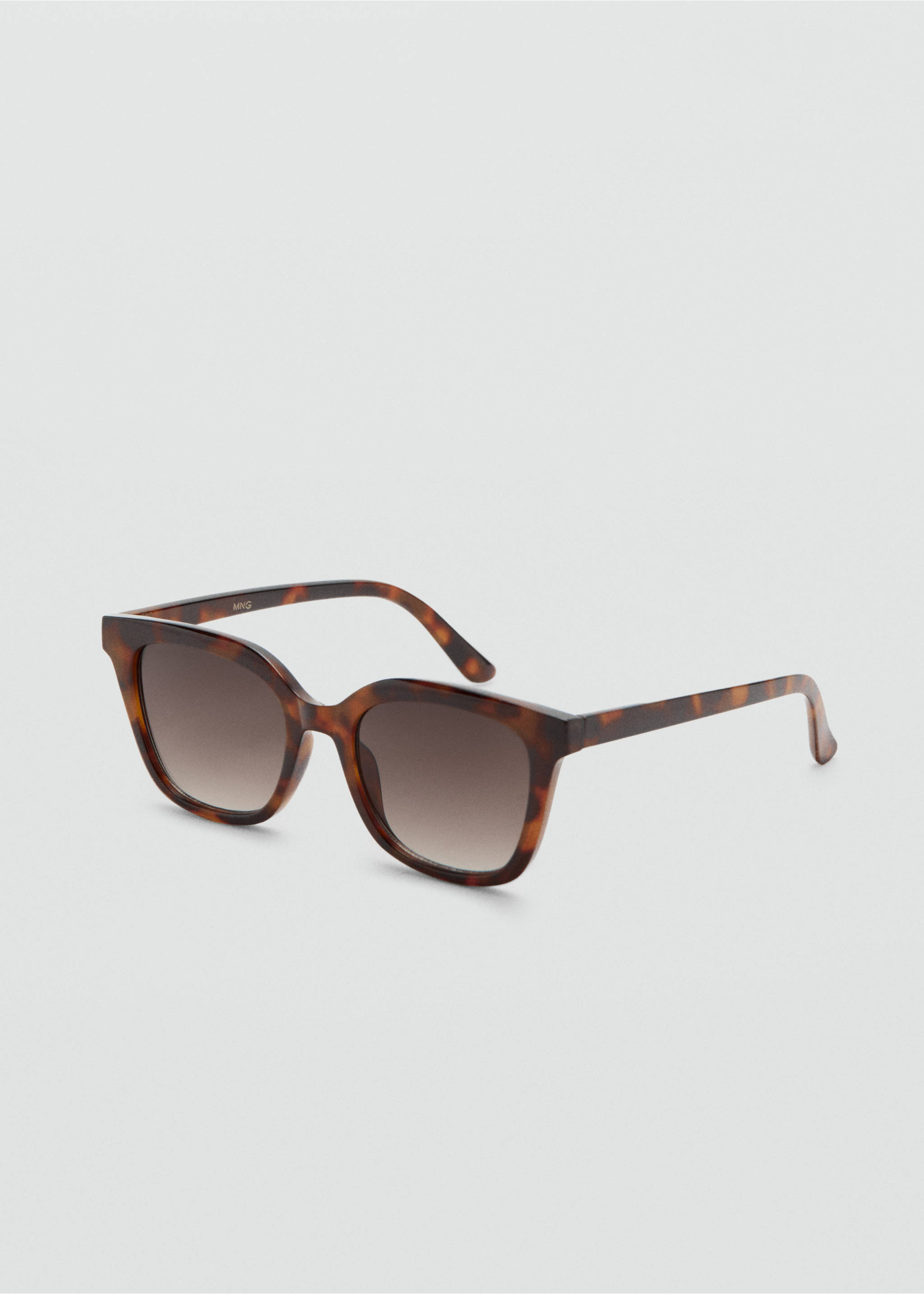 Squared frame sunglasses - Medium plane, Chocolate. Ref: 37011334-00.