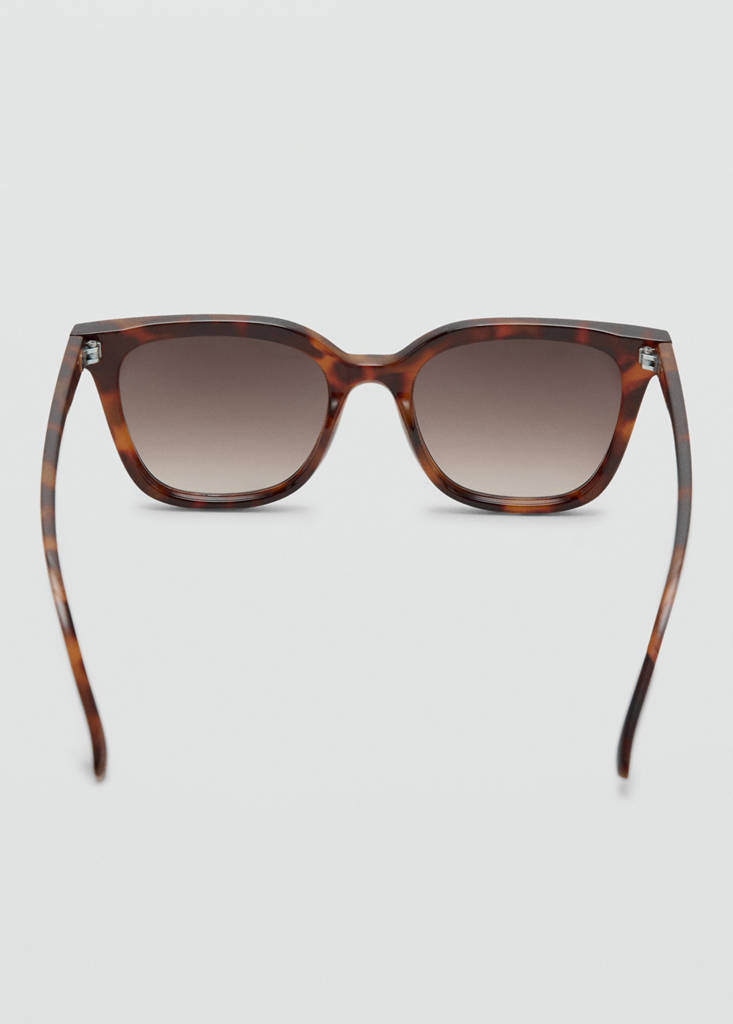 Squared frame sunglasses — Chocolate