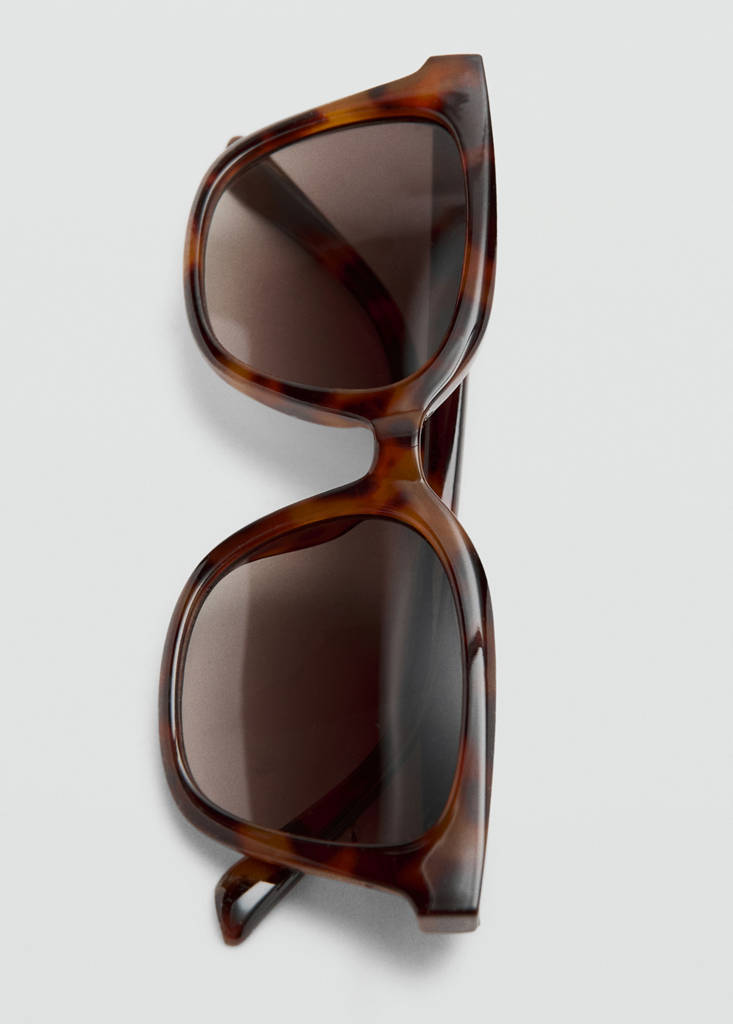 Squared frame sunglasses — Chocolate