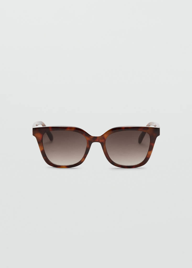 Squared frame sunglasses — Chocolate