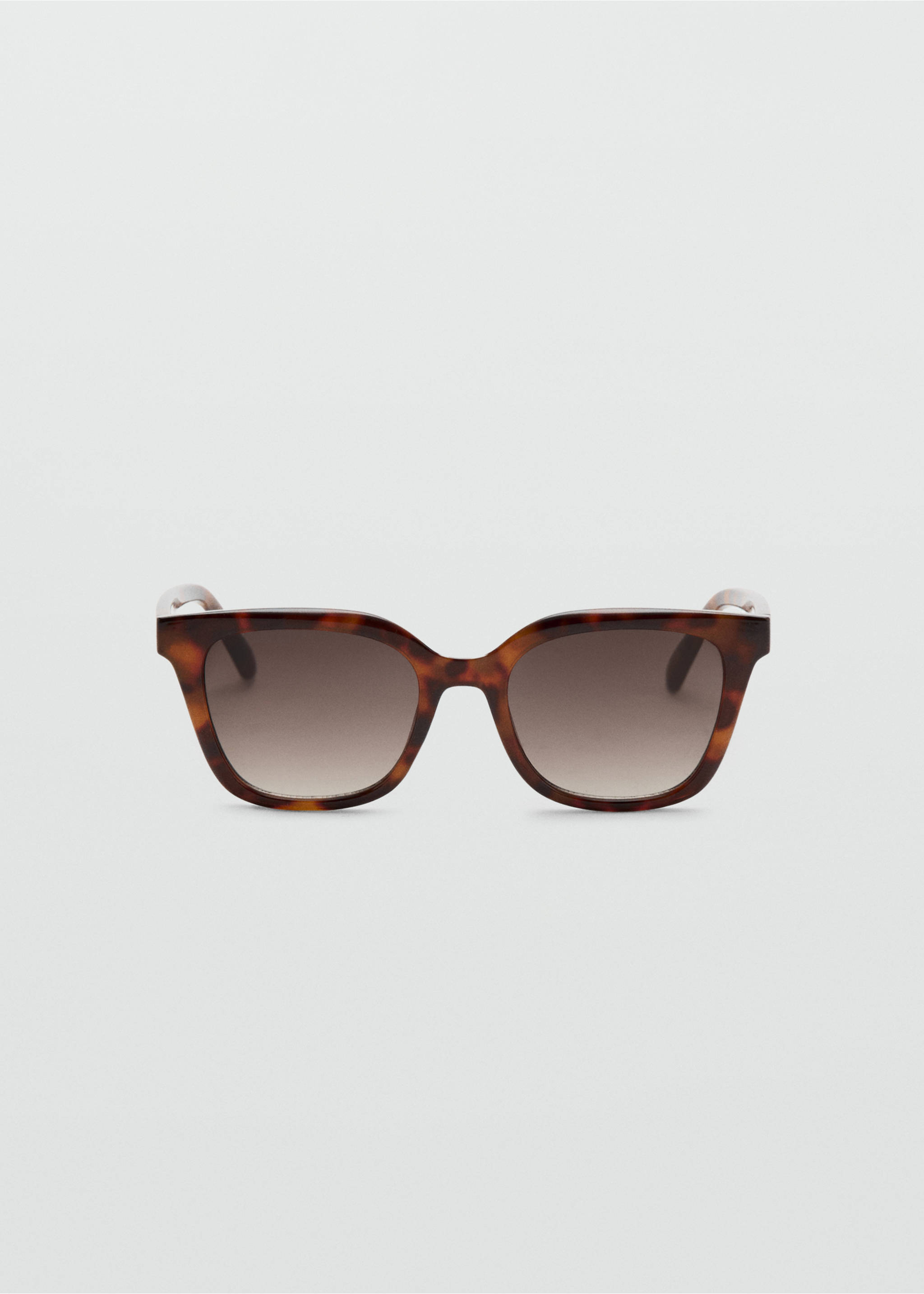 Squared frame sunglasses - Article without model, Chocolate. Ref: 37011334-00.