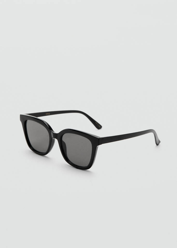 Squared frame sunglasses — Black