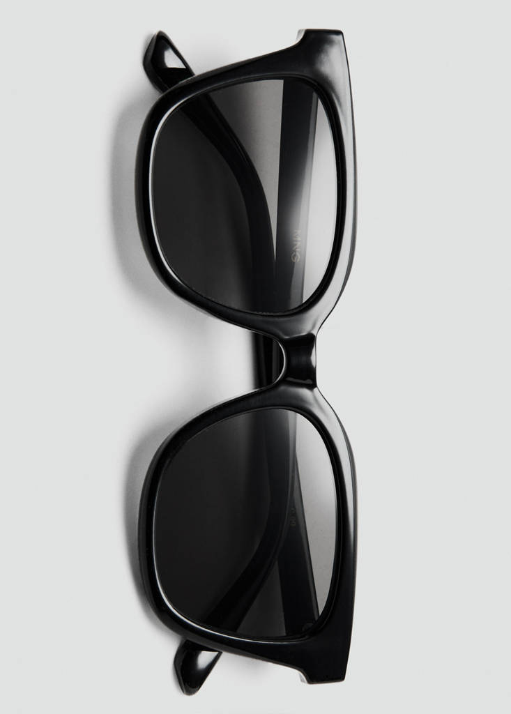 Squared frame sunglasses — Black