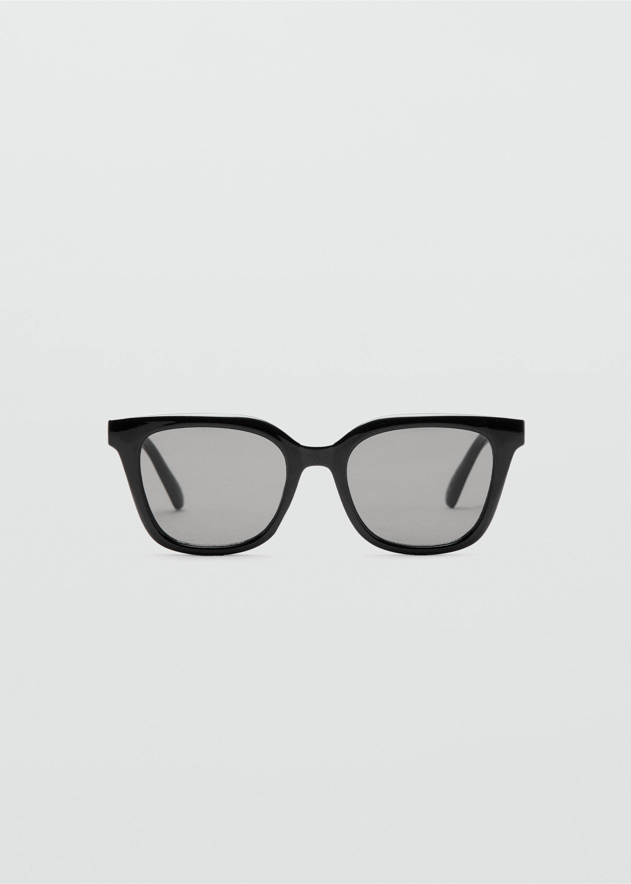 Squared frame sunglasses - Article without model, Black. Ref: 37011334-00.