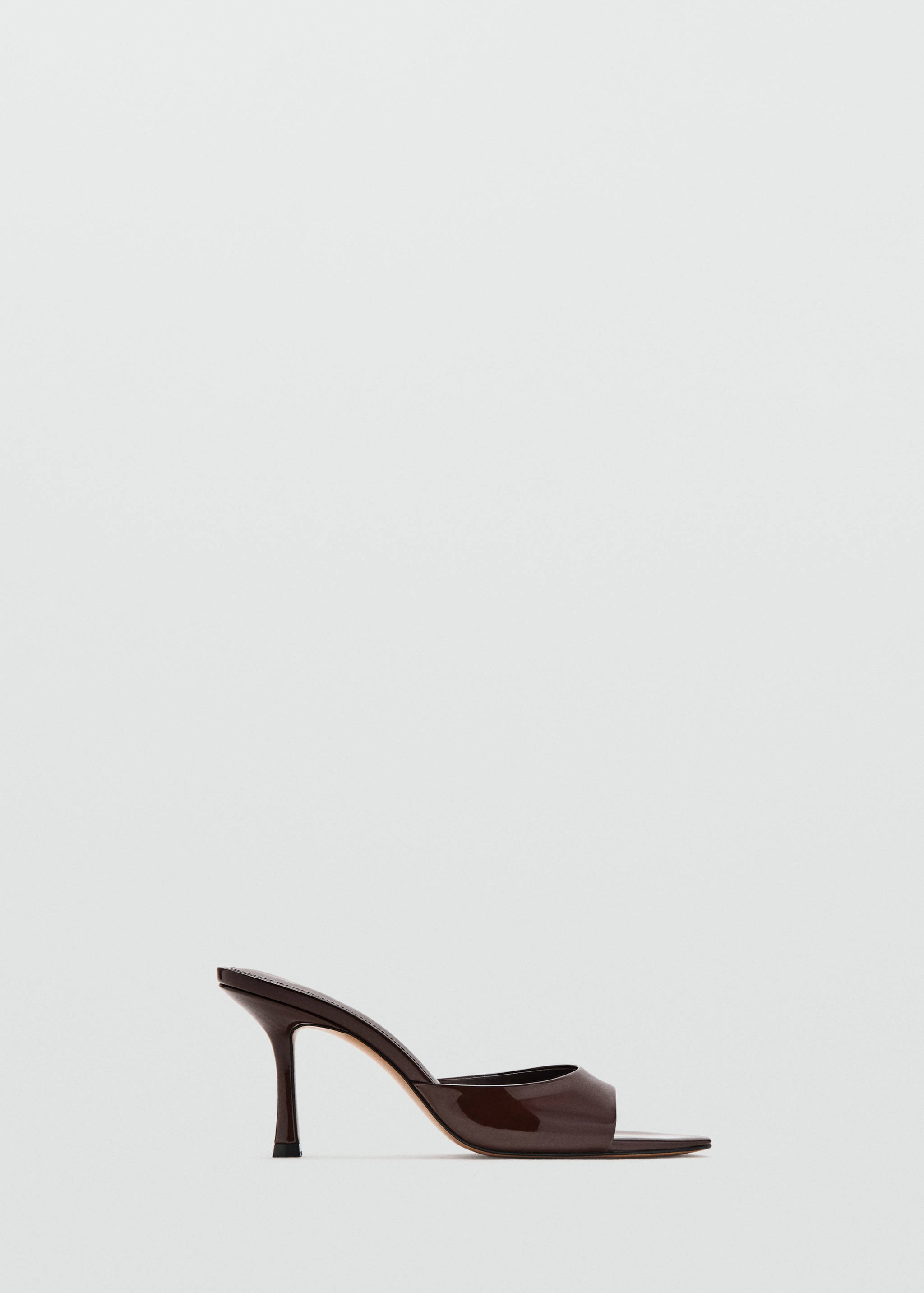Patent leather high-heeled sandals - Article without model