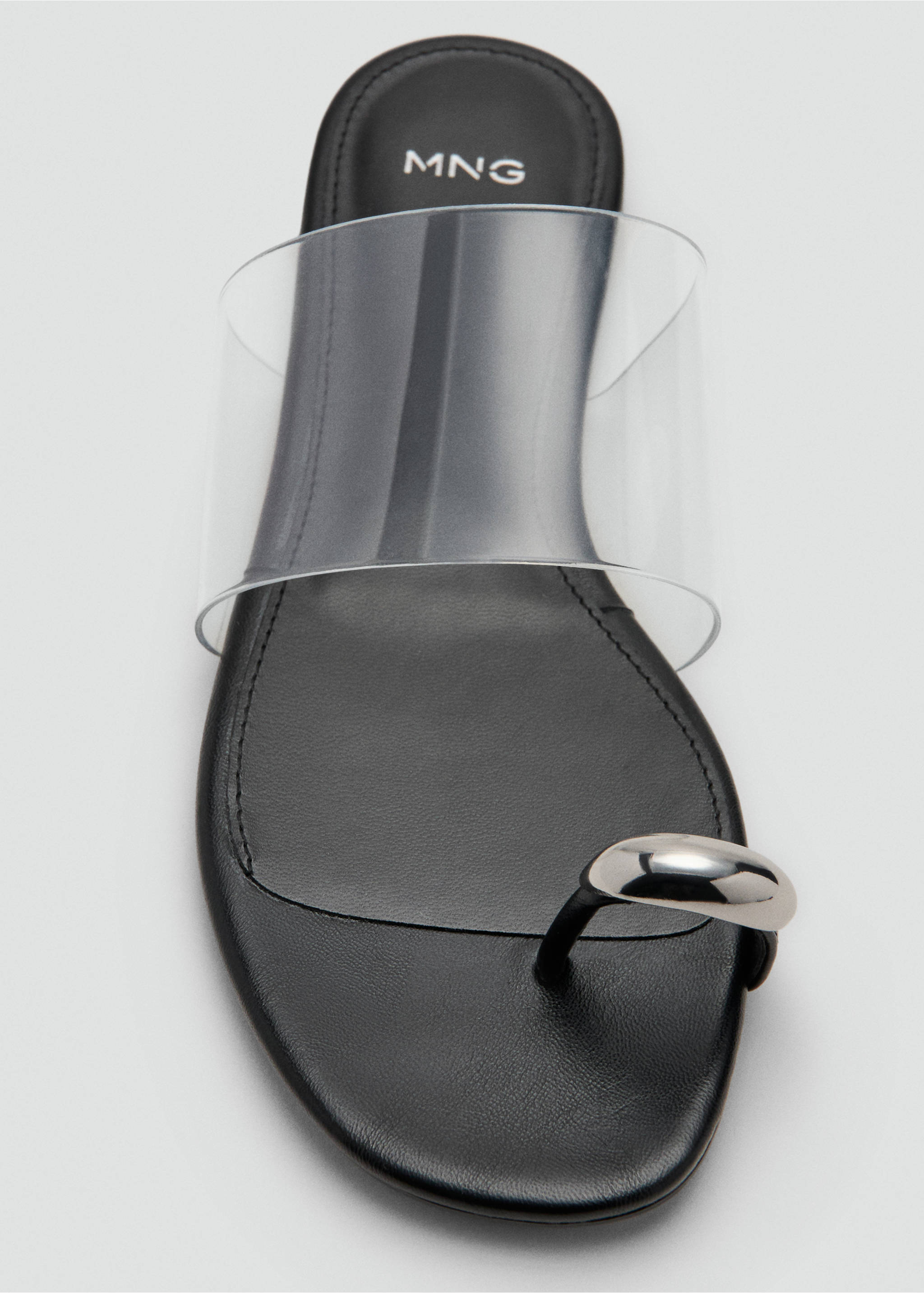 Сандалии с ремешками - Деталь изделия 3, Черный. Ref: 37011339-00.