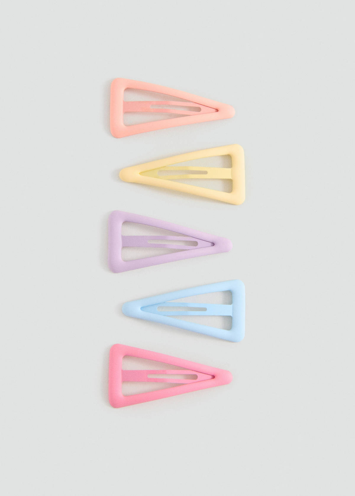 Pack of 5 hair clips — Pink