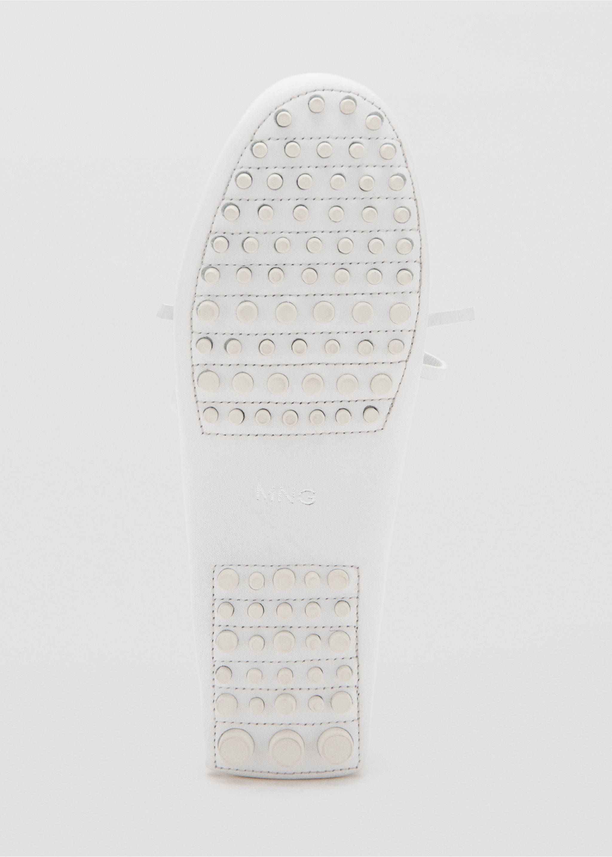 Multicolour leather boat shoes - Details of the article 4, White. Ref: 37011349-00.