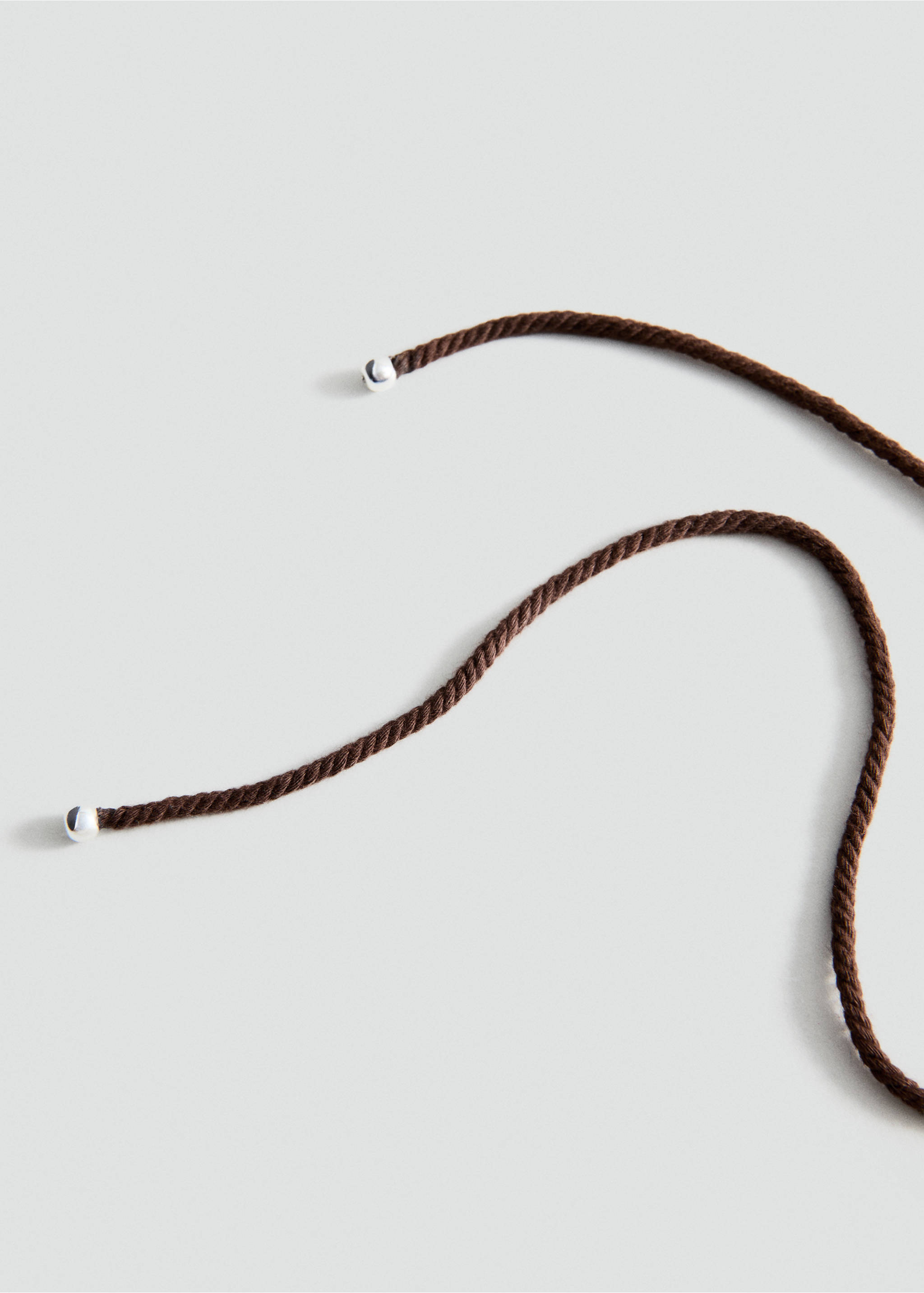 Collier cordon coquillage - Détail de l'article 1, Marron. Ref: 37011353-00.