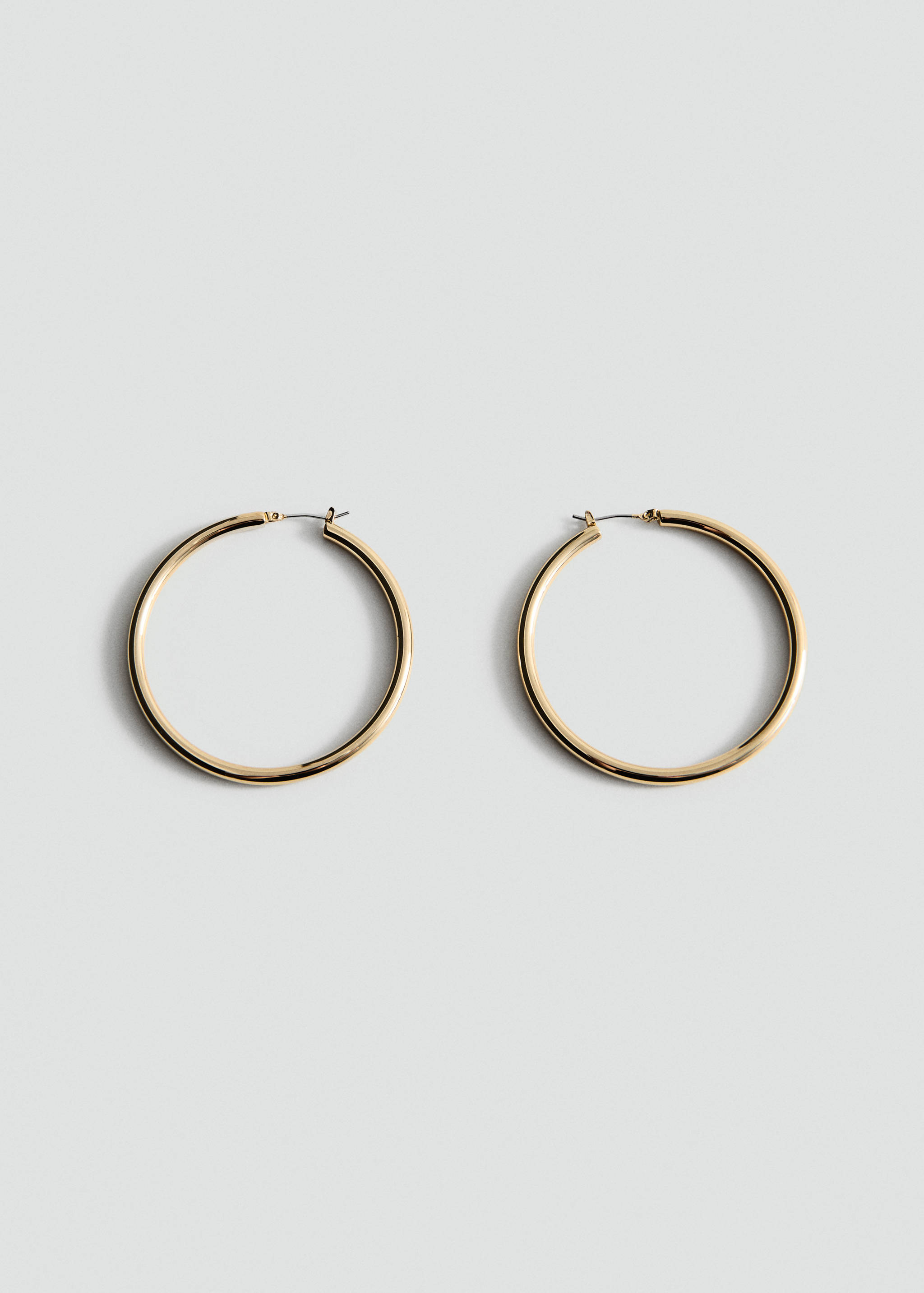 Metallic hoop earrings - Article without model