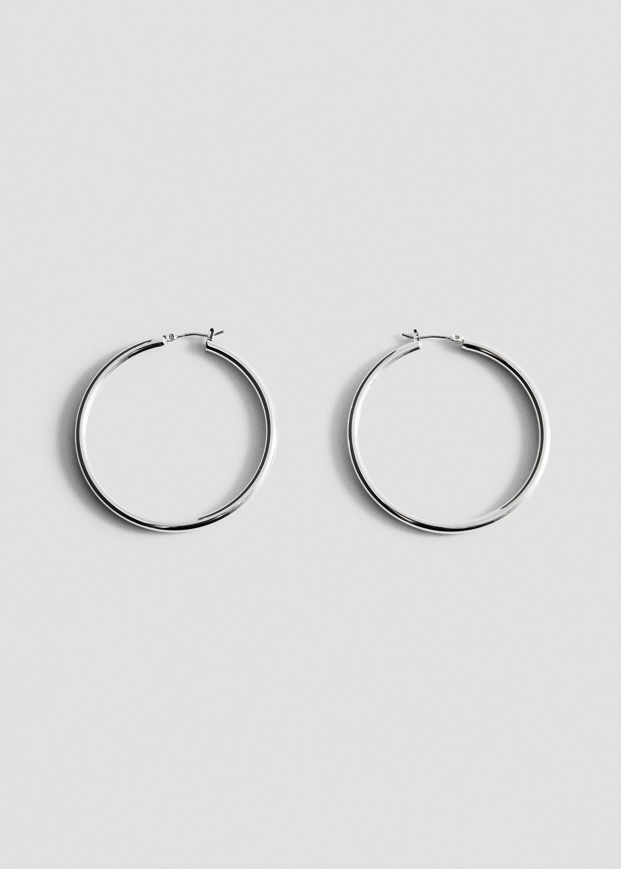 Metallic hoop earrings - Article without model