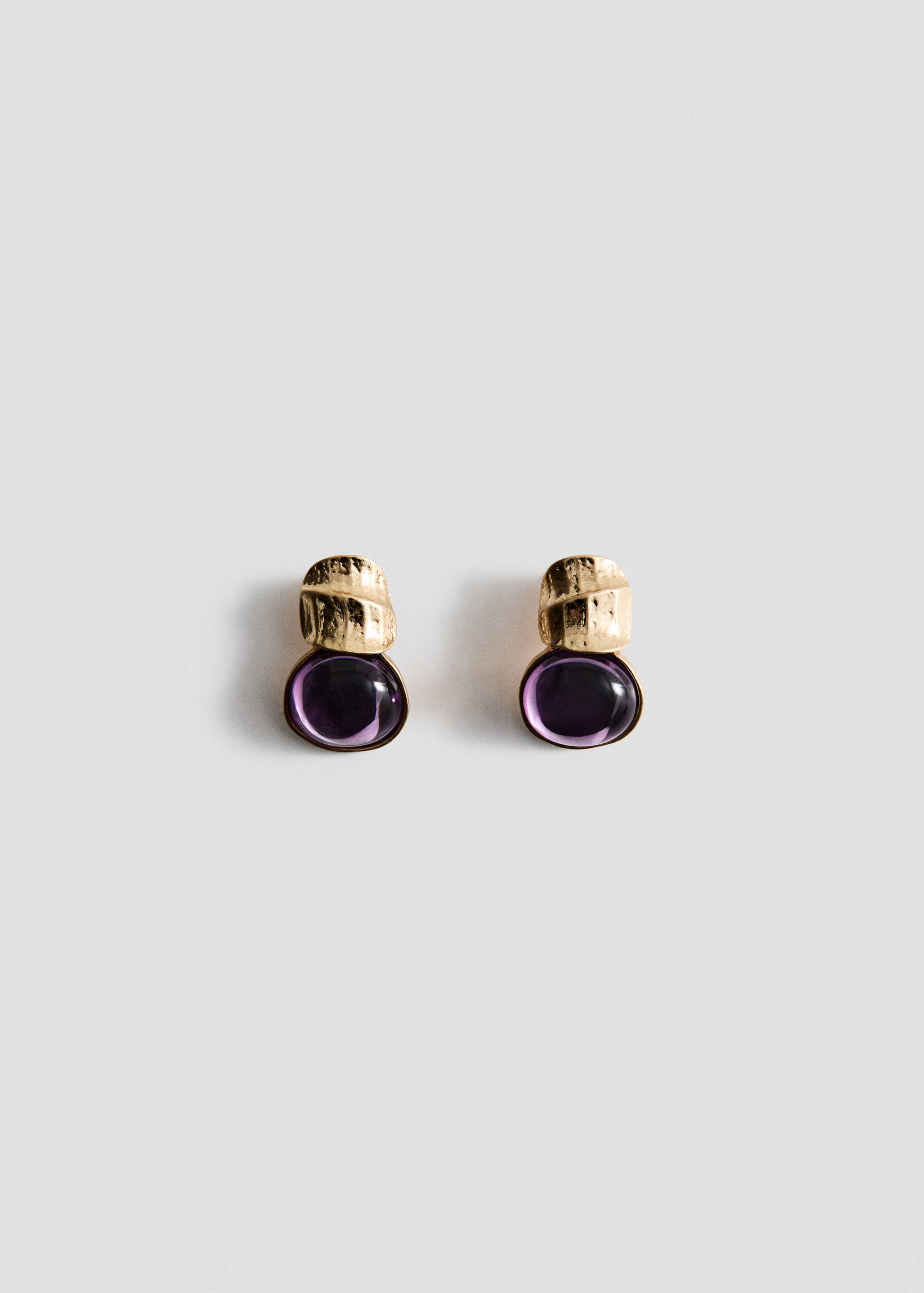 Resin pendant earrings - Article without model