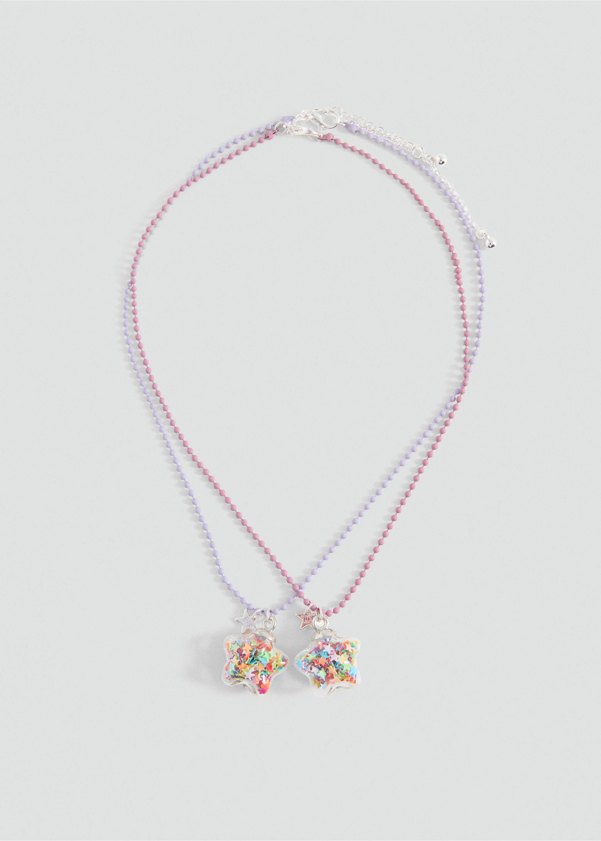 Combined necklace pack - Article without model, Pink. Ref: 37011357-00.