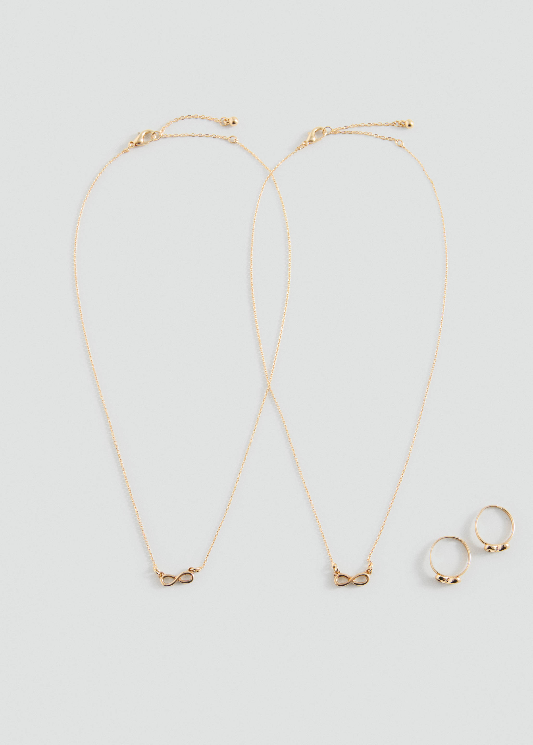 Pack collar y anillo infinito - Artículo sin modelo