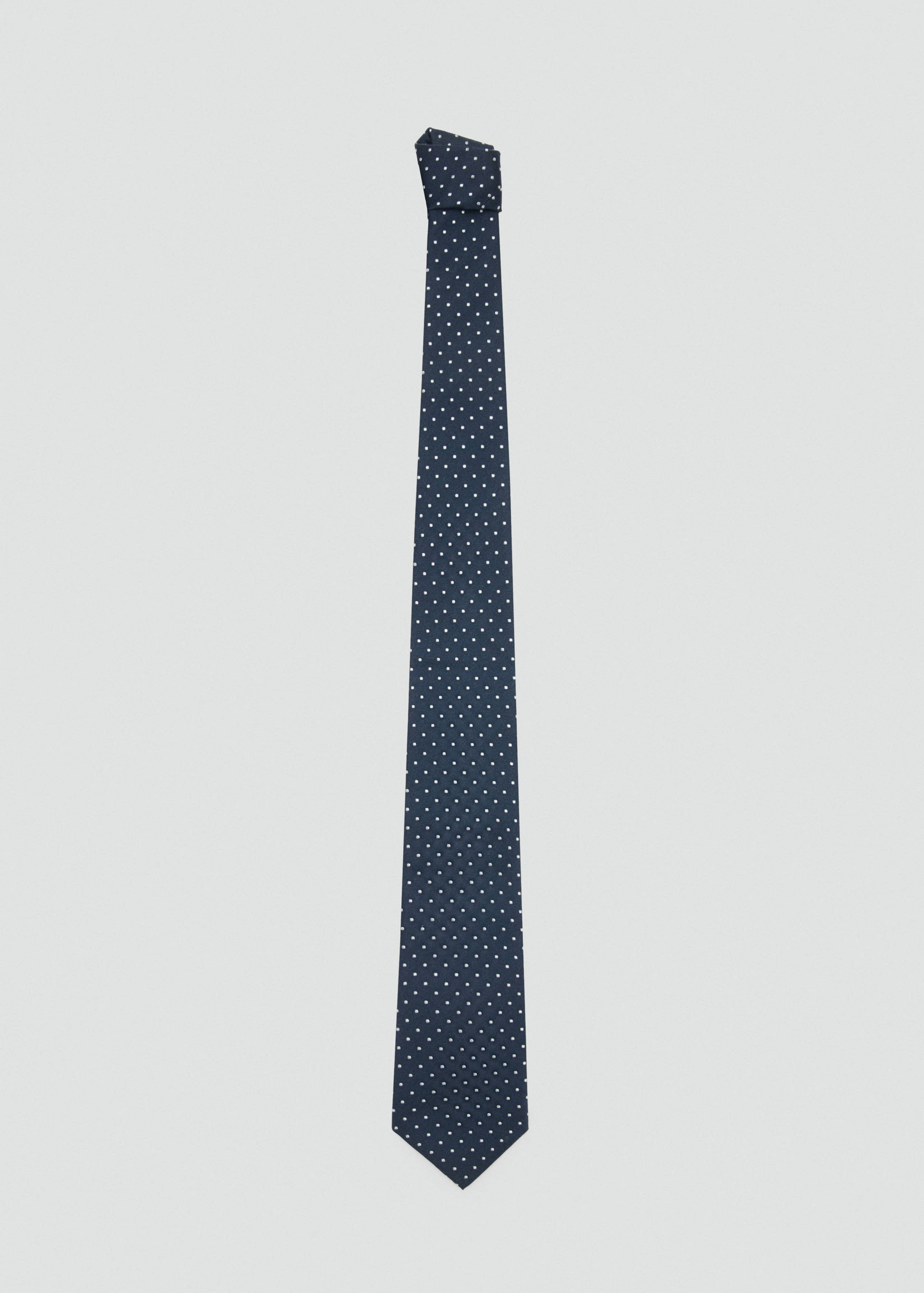 Polka-dot silk tie - Article without model