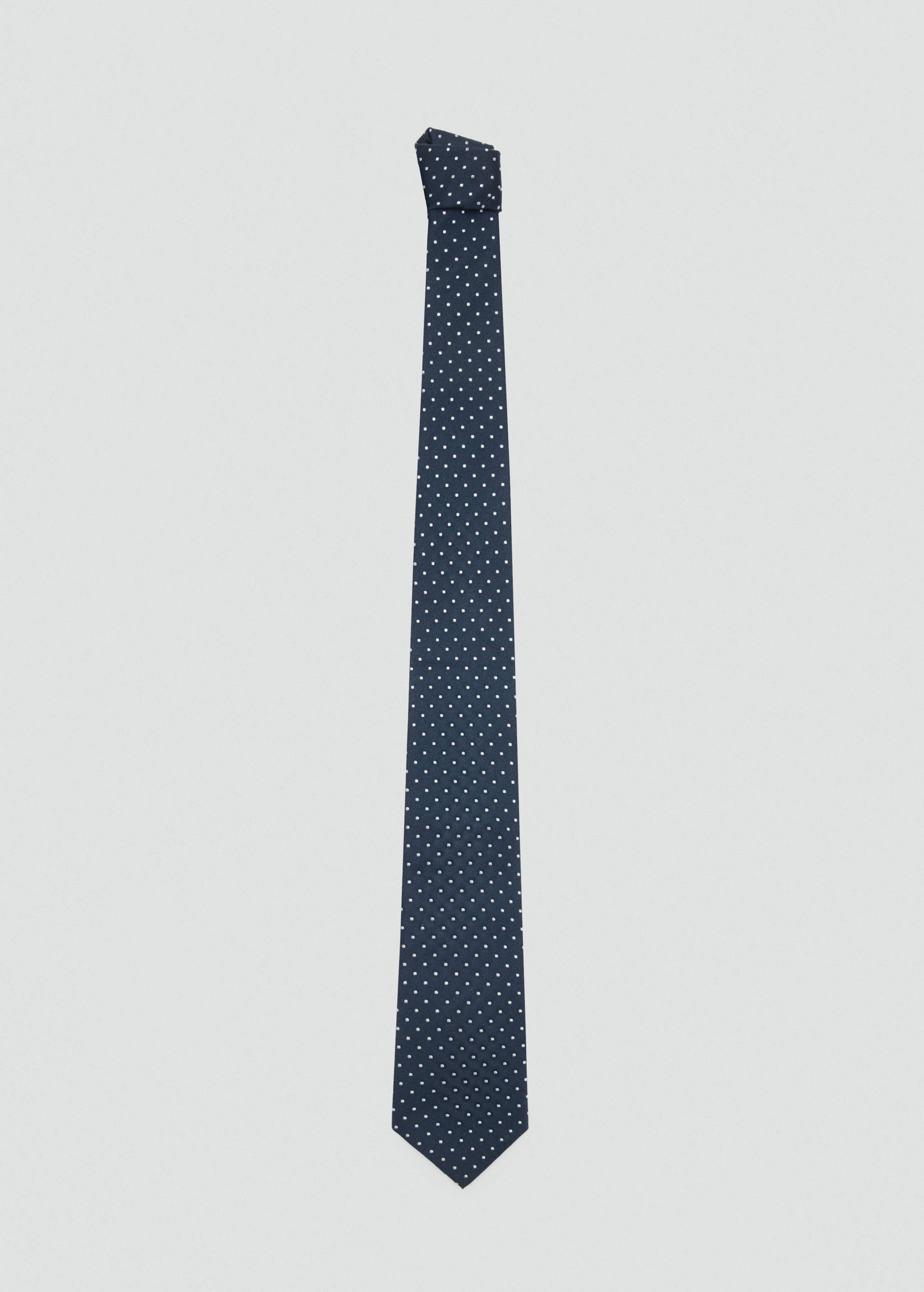 Polka-dot silk tie - Article without model