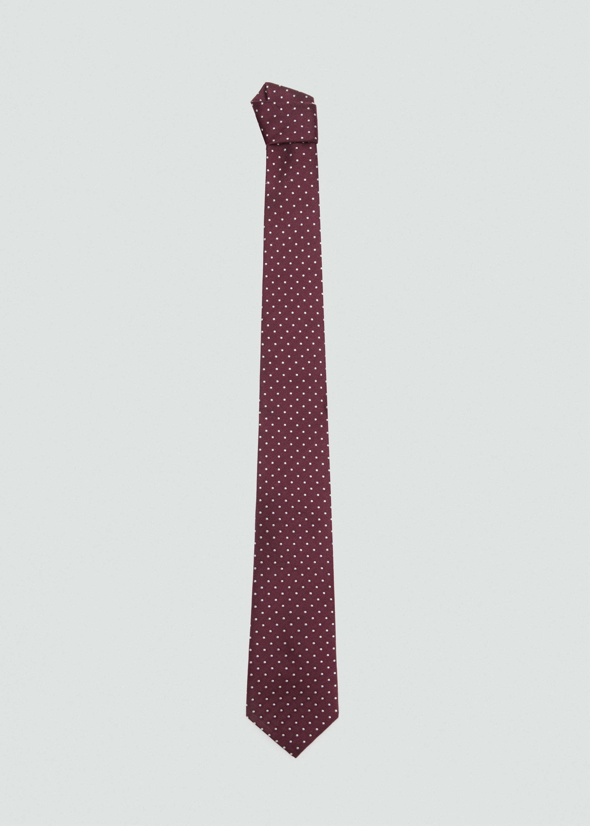 Polka-dot silk tie - Article without model
