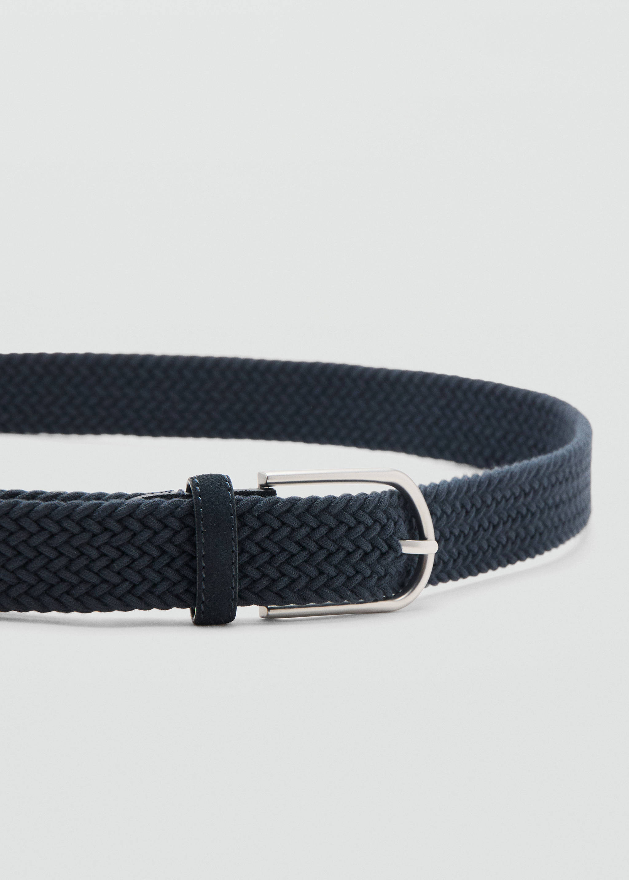 Ceinture 100% cuir tressé - Plan moyen