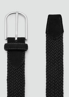 Braided elastic belt — Black 3