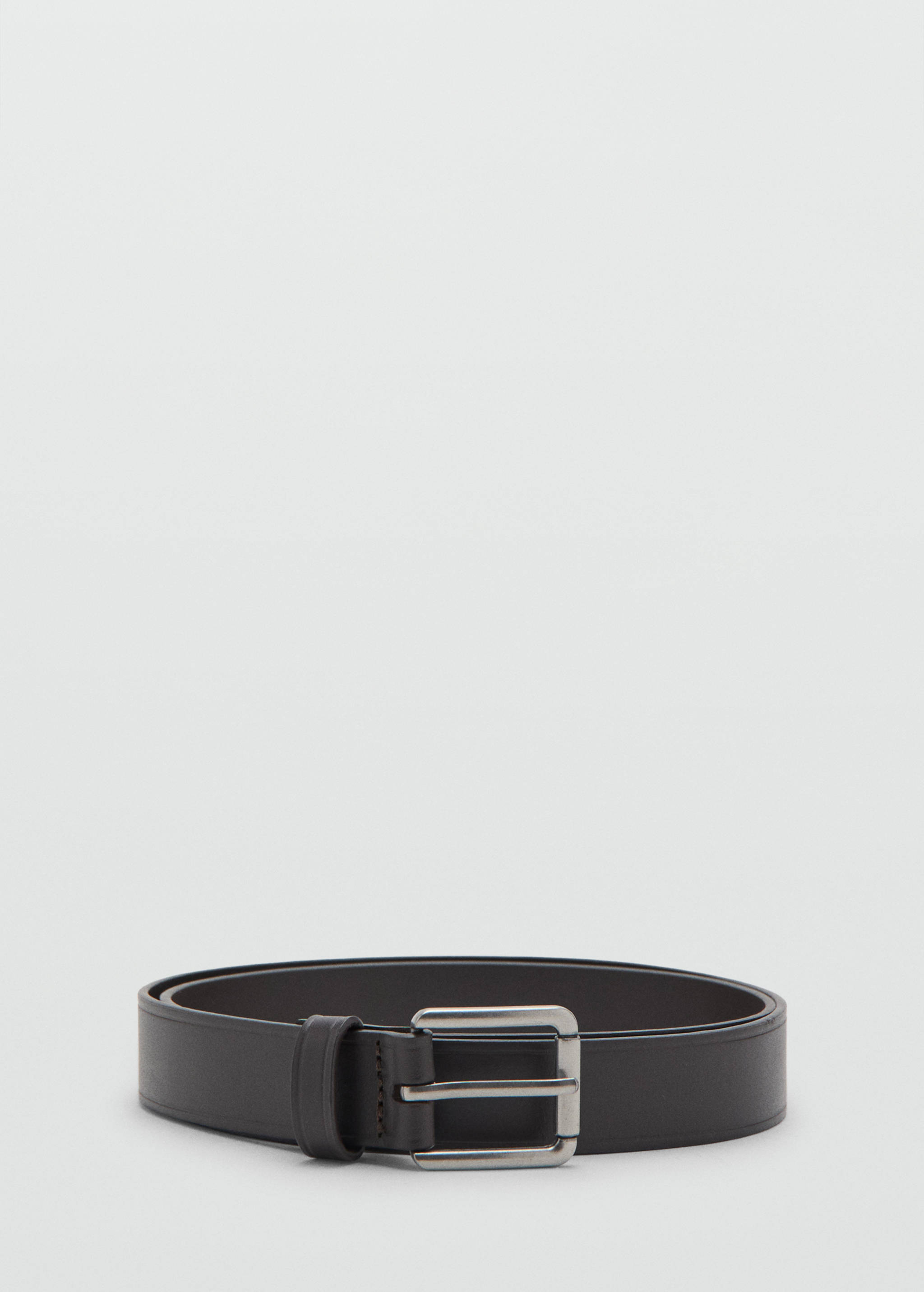 Ceinture en cuir à boucle carrée - Article sans modèle