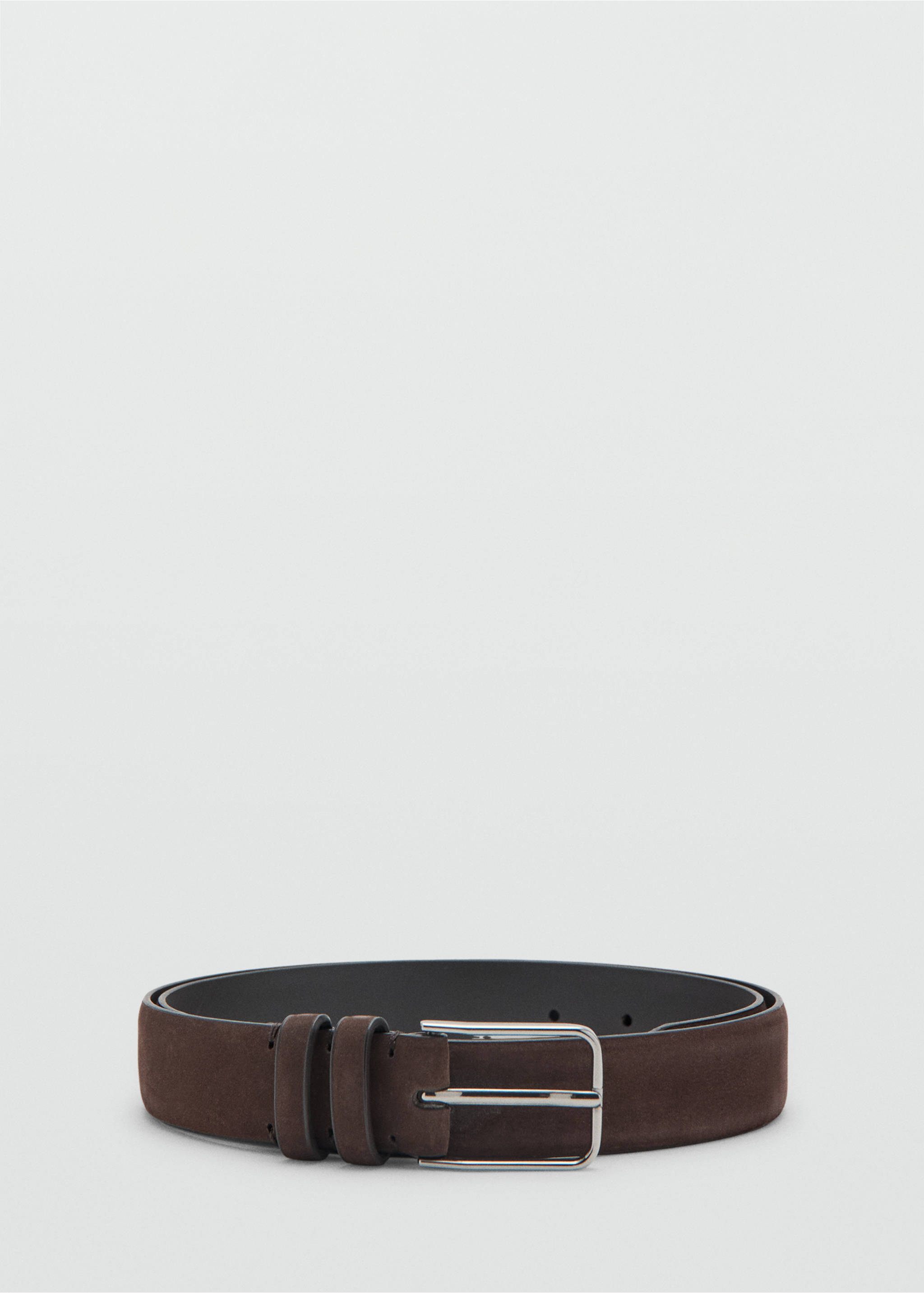 Nappa leather belt - Article without model, Chocolate. Ref: 37011366-00.