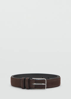 Nappa leather belt — Chocolate 1