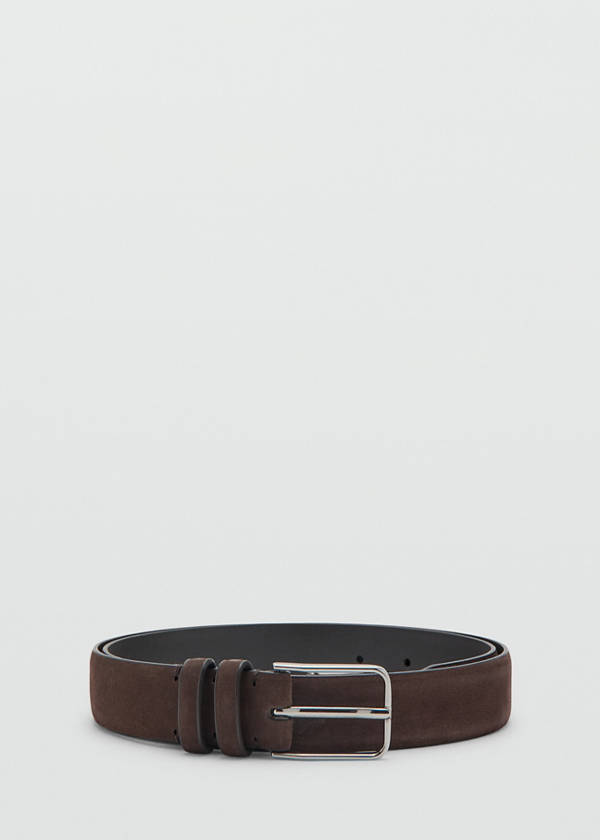 Nappa leather belt — Chocolate