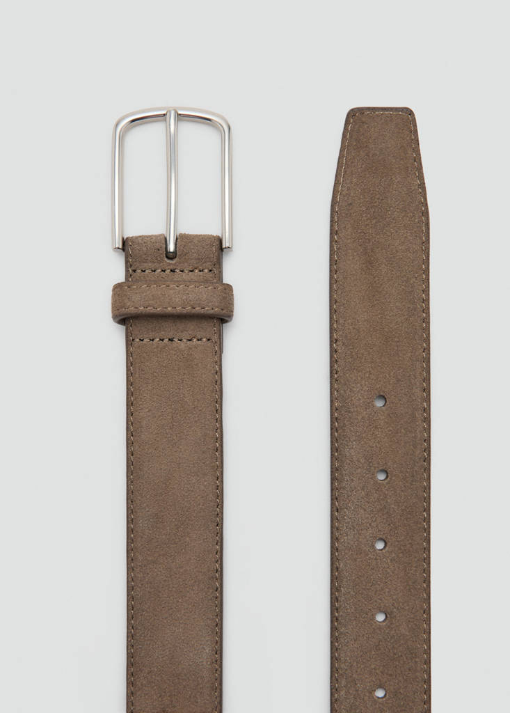 Nappa leather belt — Beige