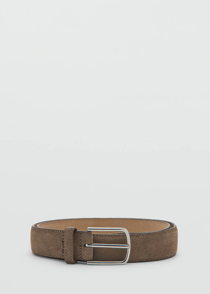 Nappa leather belt — Beige