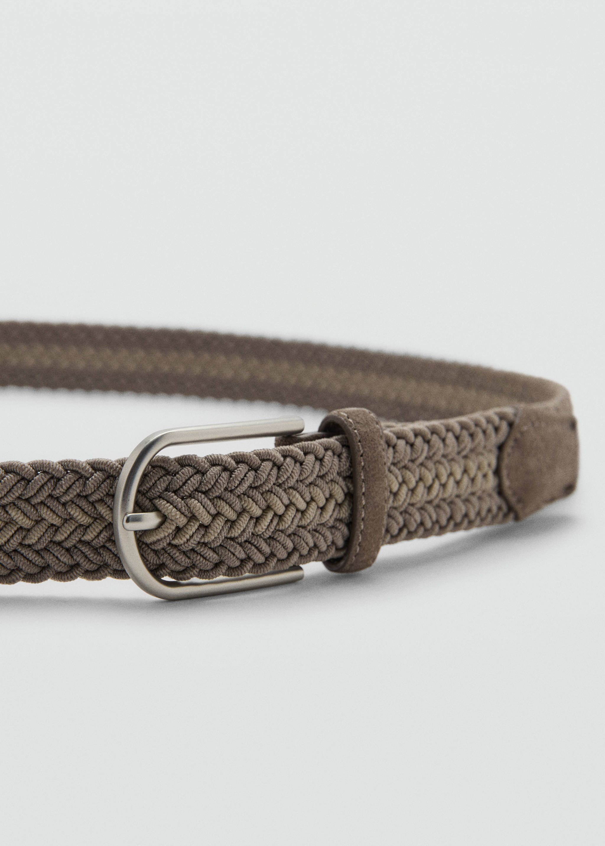 Braided elastic belt - Medium plane
