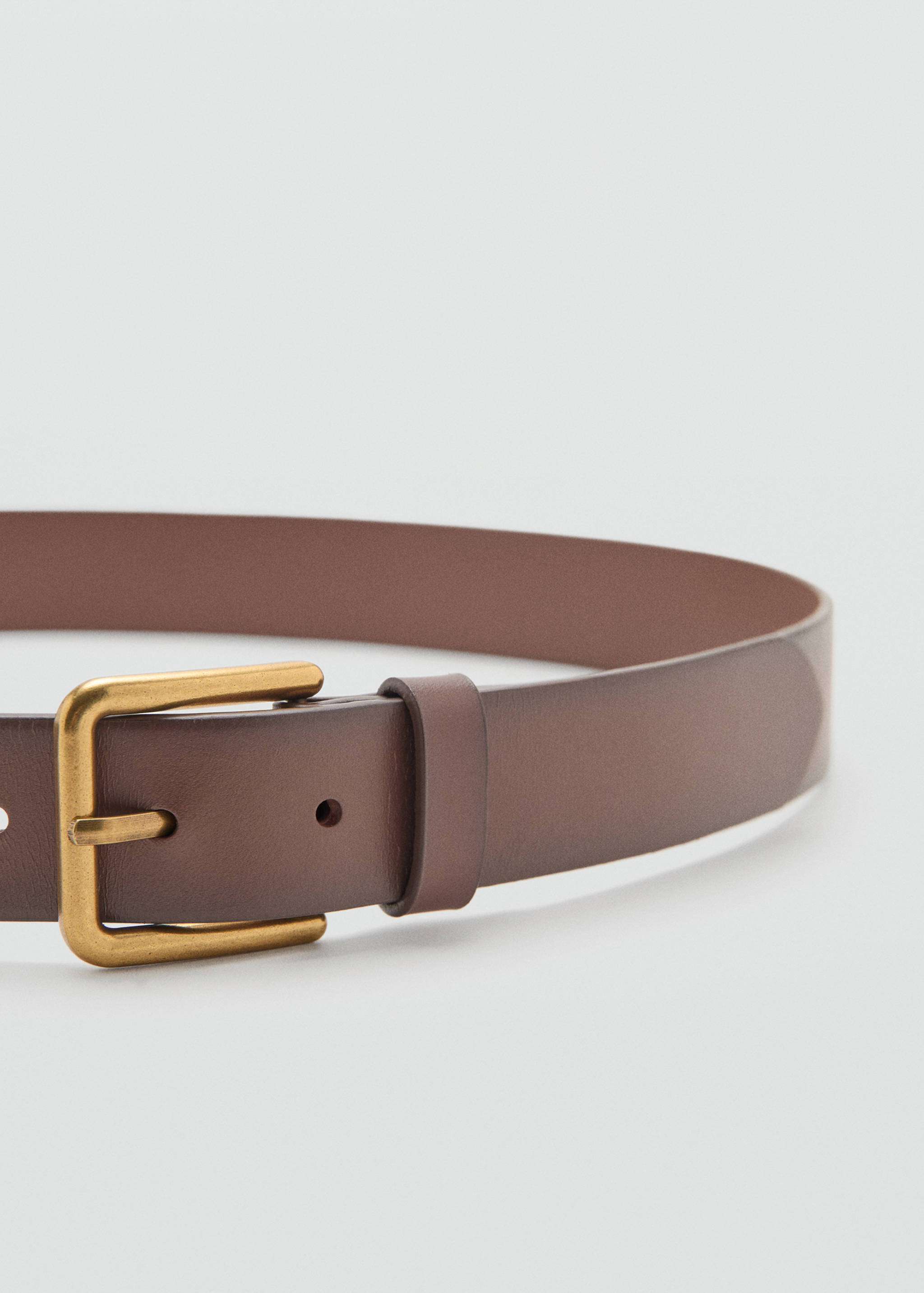 Square buckle belt - Medium plane