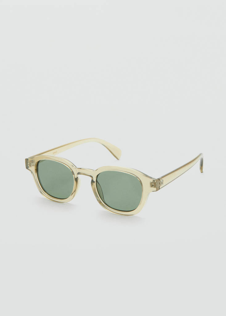 Resin frame sunglasses — Yellow
