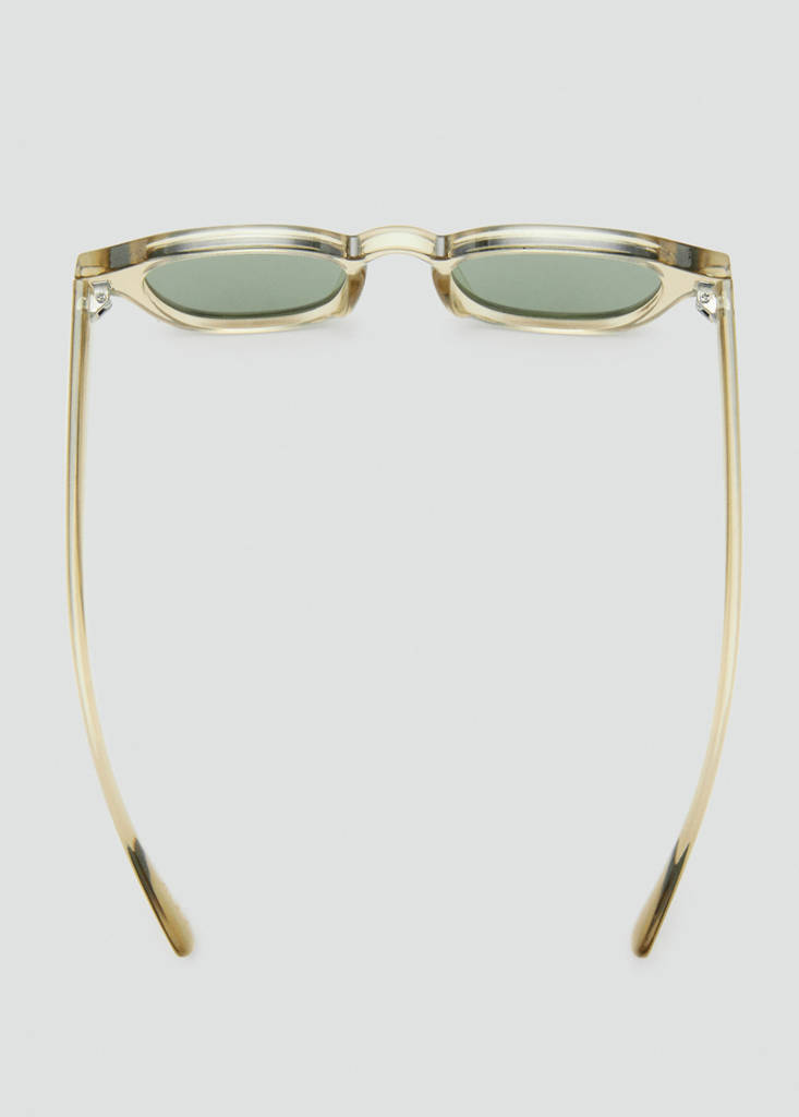 Resin frame sunglasses — Yellow