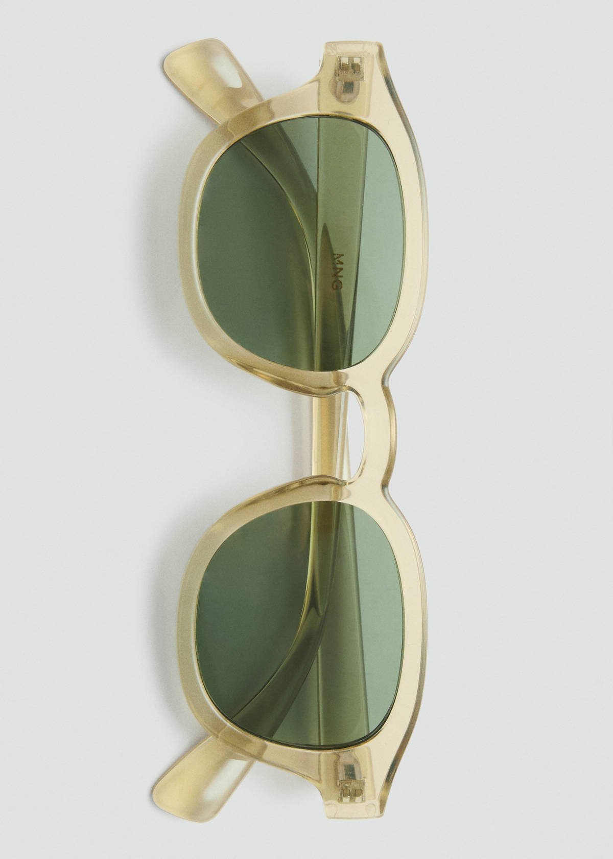 Resin frame sunglasses — Yellow