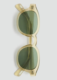 Resin frame sunglasses — Yellow 4