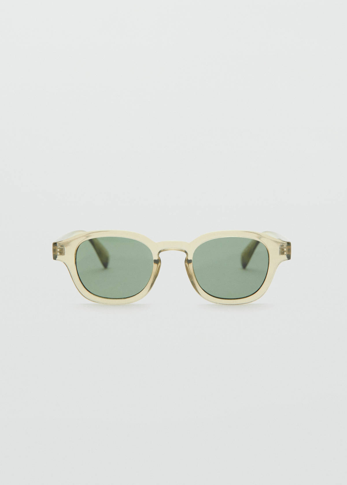 Resin frame sunglasses — Yellow