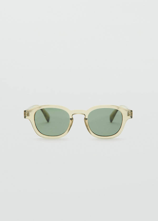 Resin frame sunglasses — Yellow