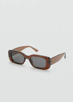 Resin frame sunglasses — Brown 2