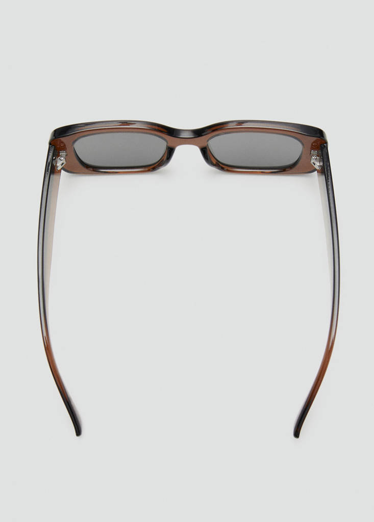 Resin frame sunglasses — Brown