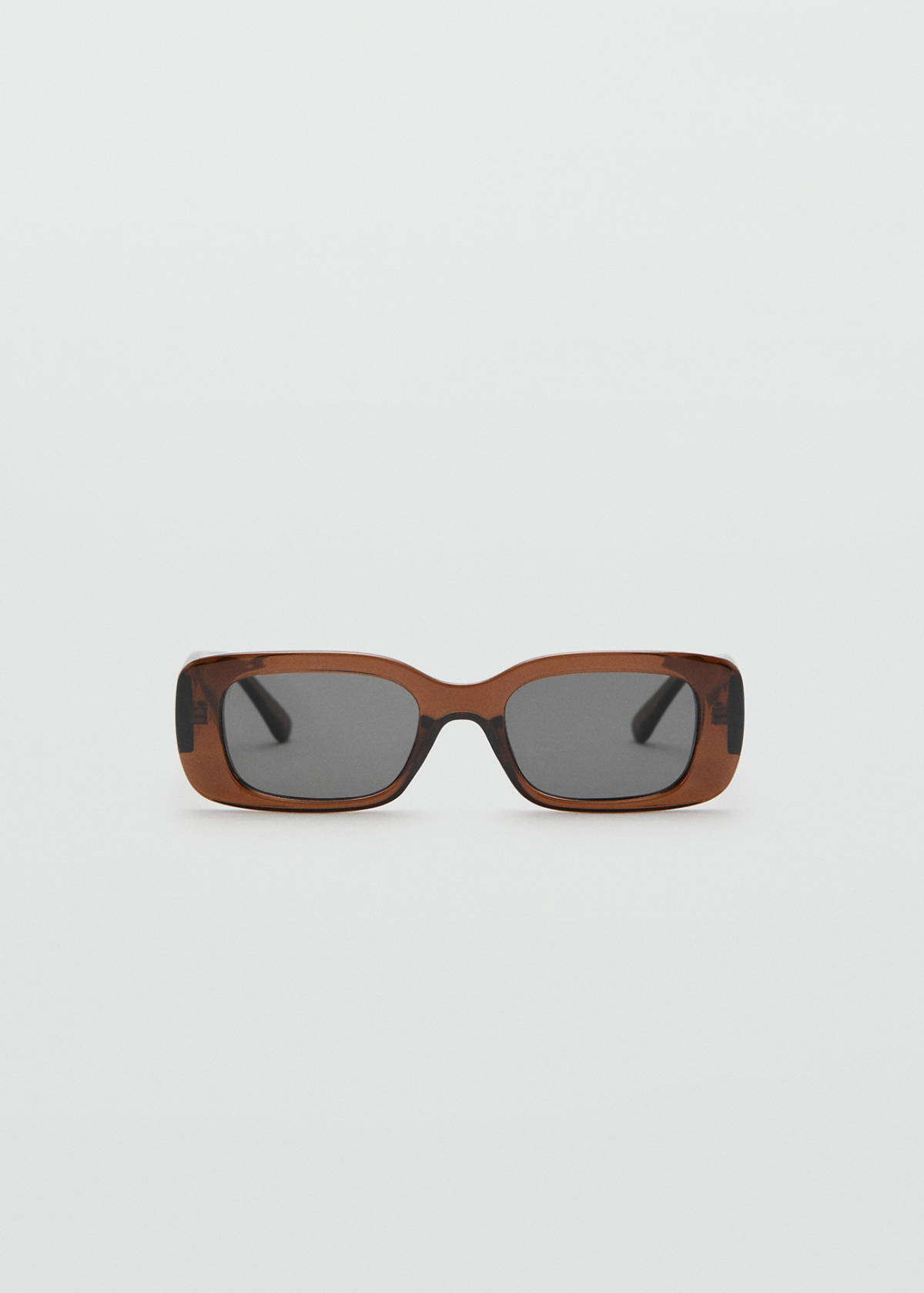 Resin frame sunglasses — Brown