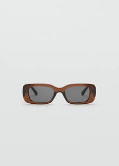Resin frame sunglasses — Brown 1